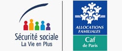 logo de la CAF de Paris - Sécurité sociale